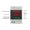 thumbnail image 2 of Din Rail Electricity Meter Single Phase Energy Meter Voltmeter Digital Ammeter AC 80-300V 100A Wattmeter Electric Consumption, 2 of 4