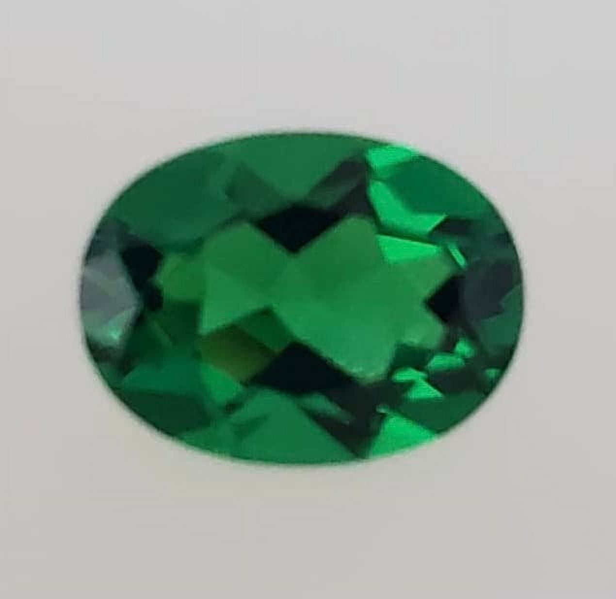 Simulated Emerald Gemstone Oval (Assorted Sizes)
