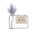 thumbnail image 1 of Tímido adorable negro patron de Tarjeta de jarrón de lavanda artificial, 1 of 3