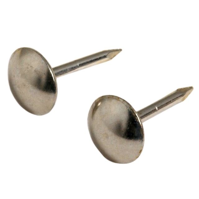 Nail Hillman para muebles con cabeza redonda de níquel de 1,6 cm
