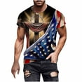 thumbnail image 1 of Camisas para Hombre Impresión Casual Top de Moda, Camisas a Rayas para Hombres Ropa de Pascua para Fiestas Y Diarios, 1 of 6