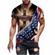 thumbnail image 1 of Camisas para Hombre Impresión Casual Top de Moda, Camisas a Rayas para Hombres Ropa de Pascua para Fiestas Y Diarios, 1 of 6