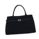 thumbnail image 3 of Bolso de mano de gamuza para mujer, bolso estilo hobo, bolso de mano de moda con asa superior para viajes al aire libre Negro, 3 of 9
