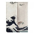 thumbnail image 1 of Fdit Polyester Door Curtain,85*120cm Japanese Style Polyester Half Curtain Kitchen Bedroom Partition Curtain Home Decor, Partition Curtain, 1 of 7