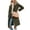 Green, variant on Women'S Winter Coat Casual Notched Lapel Single-Breasted Peacoat Black XXXL