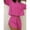 Hot Pink, variant on Endives Womens Pajama Sets Side Split Short Sets Cute Striped Crop Top and Short 2 Piece Comfy Loungewear Summer Matching Sets Women Clothing