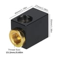 thumbnail image 4 of Válvula de escape Irfora Válvula de escape rápida de 1/2 pulgada Válvula de control de flujo de aire neumática unidireccional Aleación de aluminio Irfora Válvula de escape, 4 of 7