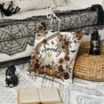 thumbnail image 3 of Sm:)e Spooky Ghost Pumpkin Bat Halloween Pillow Covers 18x18 Inch Set of 2, Cushion Covers for Sofa Home Decor, 3 of 6