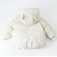 thumbnail image 3 of IVEYRTF Children's Winter Mid-length Jacket Warm Hooded With Thickened Coat(White#2,3-4 Years), 3 of 3