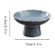 thumbnail image 3 of Pedestal de cuenco de frutas de cerámica | Tazón de postre para helado, aceitunas, acompañamientos | Centro de mesa para decoración de cocina | Cesta de almacenamiento multiusos | Compartimentos, 3 of 5