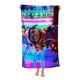 thumbnail image 3 of Vivo Toalla de playa de secado rápido con diseño temático, regalo para mujeres y niñas, ideal para cumpleaños, fans, amantes de la música, uso en la playa o al aire libre, 78 × 160 cm, 3 of 6