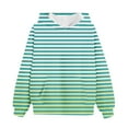 thumbnail image 3 of Makaor Fall Hoodies for Girls Boys Pullover Sweatshirts Striped Long Sleeve Coats Shirts Lightweight Cute Winter Clothes, 3 of 5