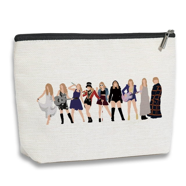 Bolsa de cosméticos Kdxpbpz, inspirada en álbumes para amantes de la música, regalo para mujer