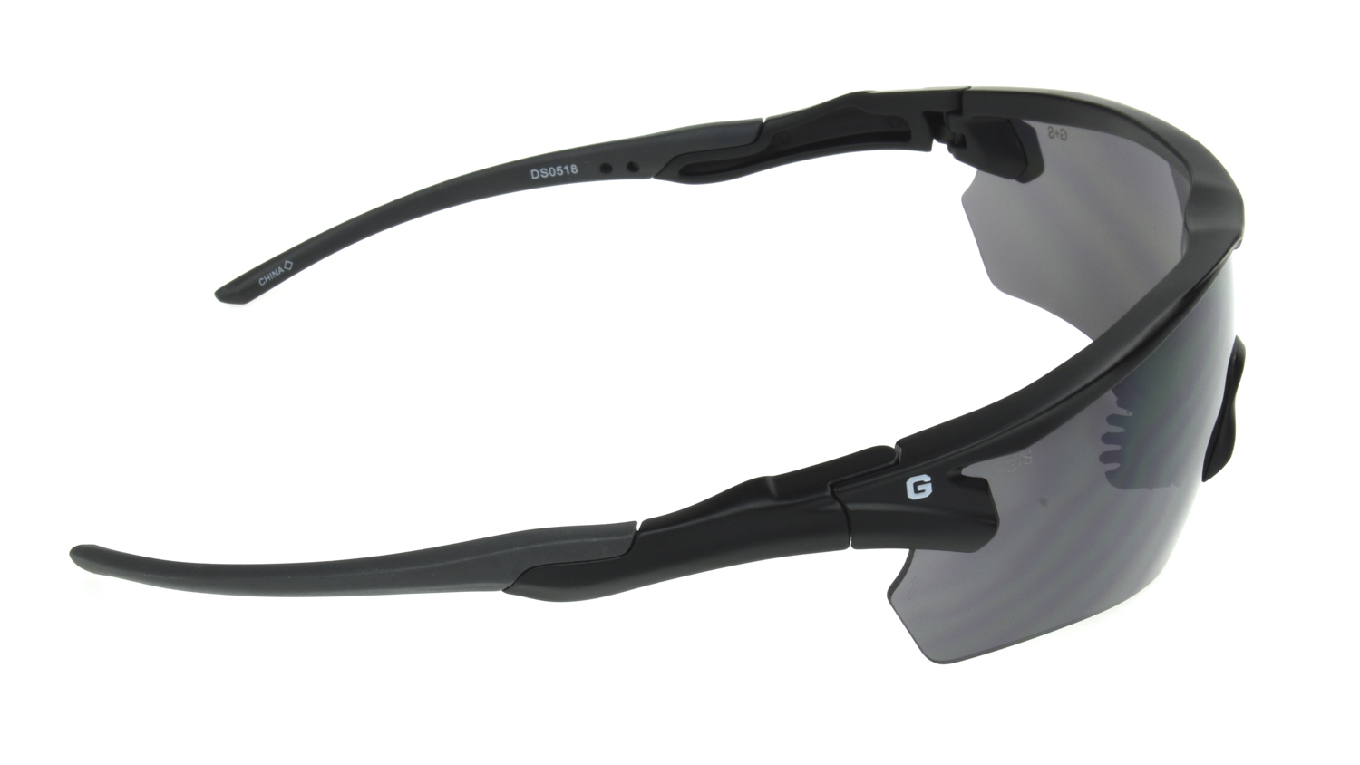 GUARDIAN Men's Black Shield Sunglasses VV02 - image 3 of 3