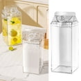 thumbnail image 3 of Hiroekza 1.9L Water Pitcher with Lid and Spout - Plastic Iced Tea Pitcher for Coffee, Juice, Homemade Beverage - Clear Cold Kettle for Kitchen, Home, Party, Bar, Wedding - Dishwasher Safe Clear, 3 of 9