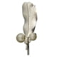thumbnail image 4 of Pinza para el cabello Macarena de hoja vintage Perno de Bobby, 4 of 5