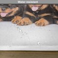 thumbnail image 6 of Ambesonne Birthday Place Mats Set of 4, Birthday Dogs Hats, Standard Size, Marigold and Black, 6 of 6