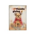 thumbnail image 2 of Happy Thanksgiving Brussels Griffon with Turkey Pumpkins Autumn Vibes Travel Passport Wallet Griff Dog Lover PU Leather Passport Holder Cover - 12018, 2 of 5