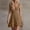 Khaki, variant on Sentmoon Graduation Dress for Women Spring Dresses Solid Color Sleeveless Basic Ruffle Breathable Regular Fit 2026 Summer Dresses for Concert