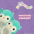 thumbnail image 3 of Squishmallows Slippers Plush Lightweight Warm Comfort Soft Slipper House Shoes for Kids Girl Boy, Turquoise Cream Size: 2-3, 3 of 7
