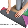 thumbnail image 3 of Colorful Tie Dye Stain Pattern Hot Yoga Mat Towel Non Slip for Hot Yoga - Quick-Drying Yoga Mat Cover with 4 Corner Pockets with Travel Bag - Hot Yoga Towel Non Slip 70"x26", 3 of 6