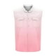 thumbnail image 4 of Camiseta sin mangas con cuello vuelto para hombre, estilo informal, a la moda, con estampado degradado, cuello vuelto, sin mangas, bolsillos, deportiva, de poliéster, 4 of 5