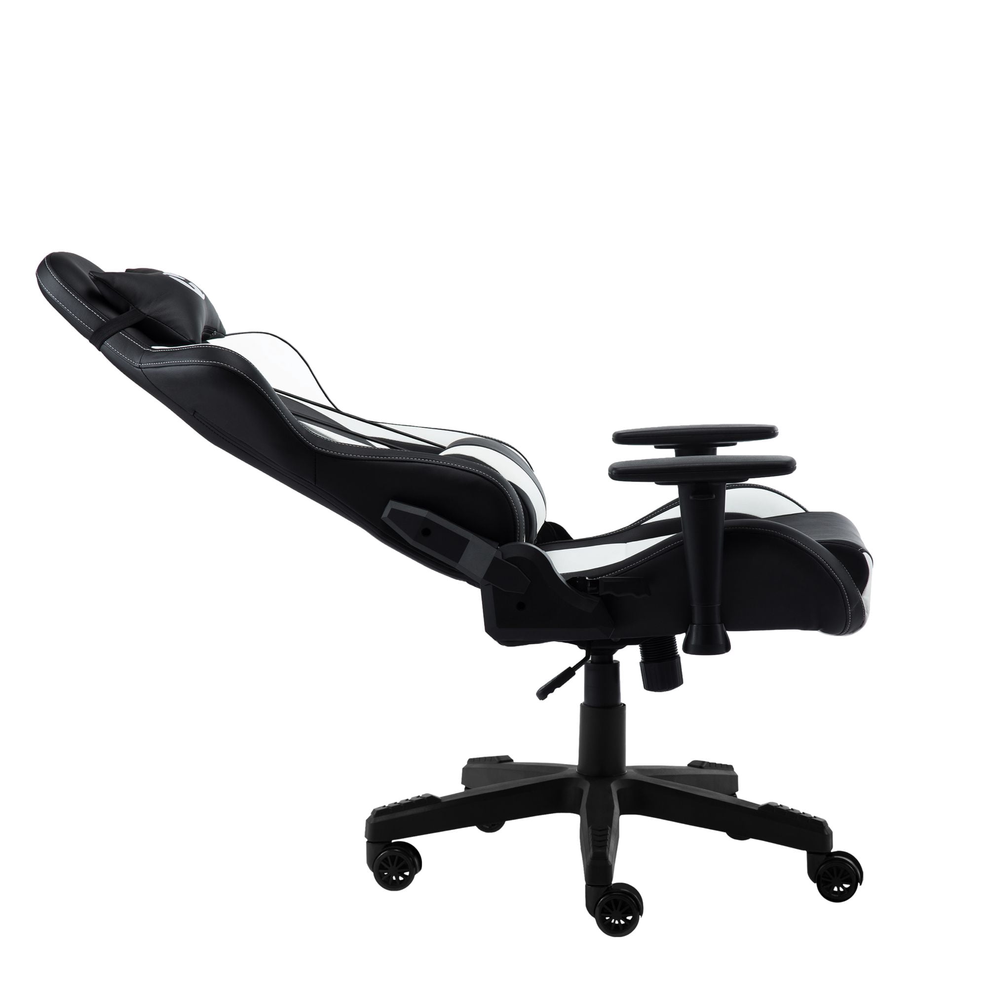 Techni Office Solutions 53" White and Black Durable Stylish Gaming Chair