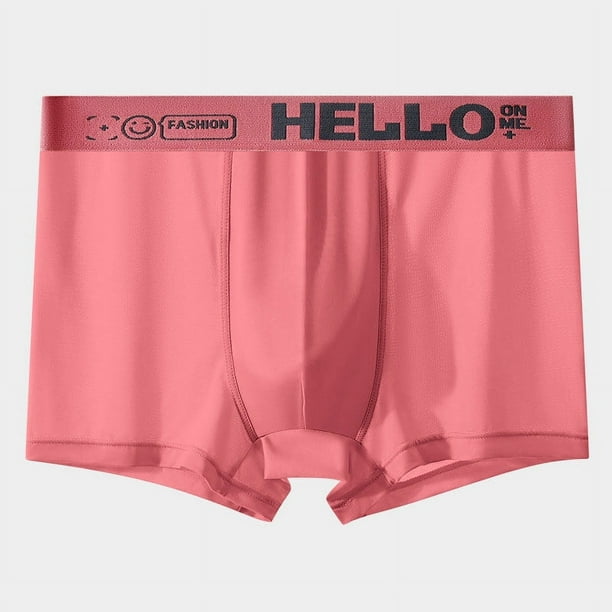 Calzoncillos tipo bóxer de seda de hielo para hombre, calzoncillos tipo bóxer finos y transpirables de verano sin dejar rastro Ice Sense para hombre