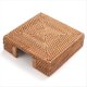 thumbnail image 3 of Servilletero Cuadrado de Ratán, Cesta Mimbre para Servilletas Cocina, Servilleteros Planos Papel, Tejidos, 3 of 7