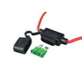 thumbnail image 5 of AlveyTech Inline 30 Amp ATM Blade Fuse Holder with 600v 12 AWG Wire, 1/4" Battery Terminal Connector, 5 of 9