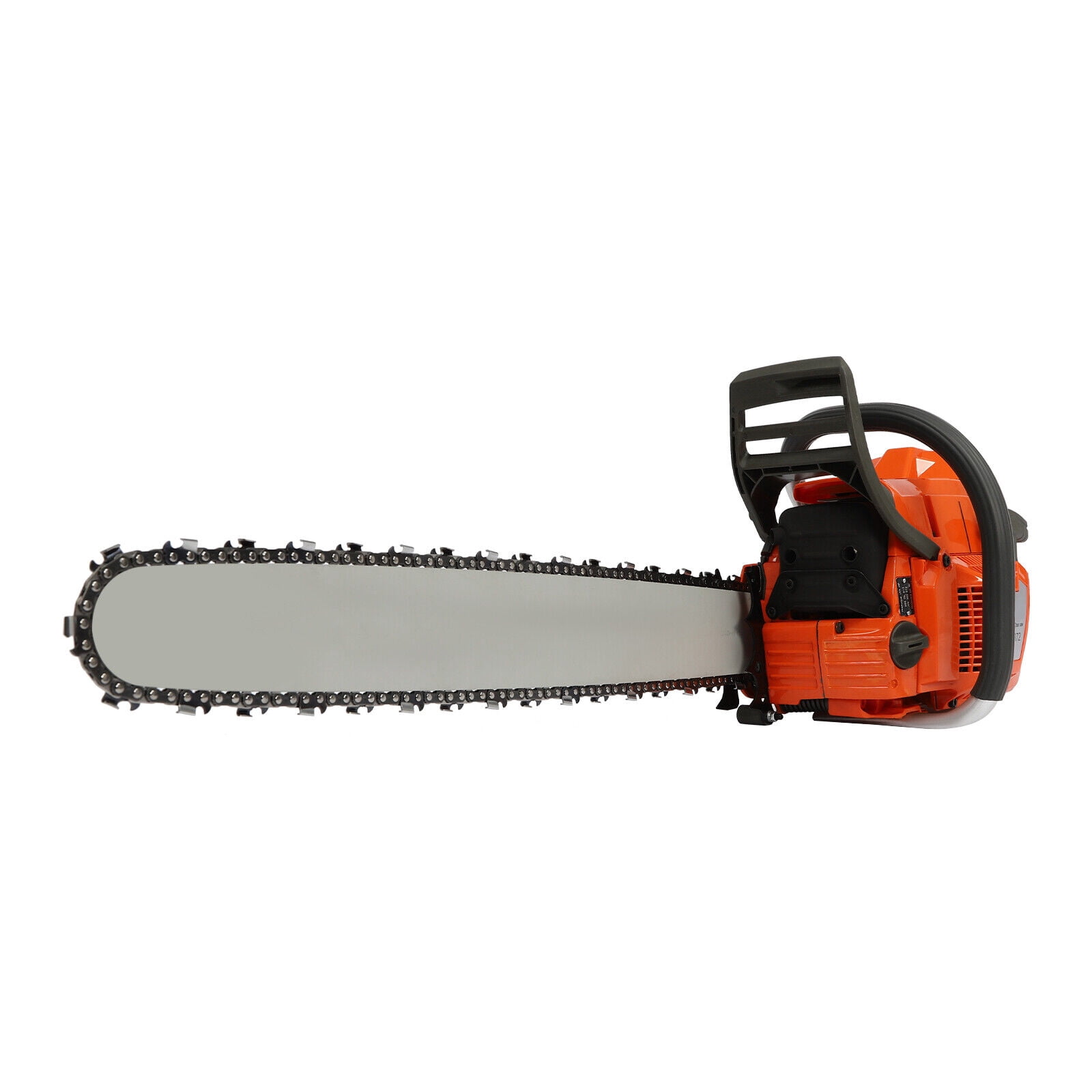 65cc/72cc Gas Chainsaw 24" Bar Gasoline Powered Chain Saw 2-Cycle Wood Cutting Orange