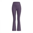 thumbnail image 6 of Sngxgn Womens High Waist Yoga Leggings Pant for Workout(Purple,L), 6 of 6