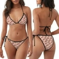 thumbnail image 3 of Balery Dachshund Couple Pijama Estampado Bikini de Dos Piezas para Mujer - Conjunto de Bikini Ajustable Sexy y Cómodo para Playa, 3 of 6