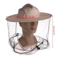 thumbnail image 4 of lanema High Protective Beekeeping Veil Hat Beekeeper Hat with Anti-bee Netting, 4 of 10
