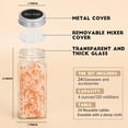 thumbnail image 3 of Behome 24 Pcs Glass Spice Jars with Spice Labels, 4oz Empty Square Spice Bottles with Shaker Lids, Airtight Caps, Funnel, Chalk Pen, Seasoning Bottles for Spice Rack, Drawer, Cabinet, 3 of 8
