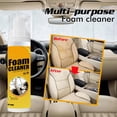 thumbnail image 3 of Hvmvliv Multi-Functional Foam Cleaner for Car Interior Leather Seats and White Shoes Water-Free Cleaning Lemon Scent Eliminates Odors Safe for Fabric Plastic and Rubber, 3 of 8