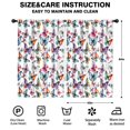 thumbnail image 2 of Blackout Kids Curtains,Colorful Butterfly Pattern Childrens Insulated Curtains Set Of 2,Bedroom Essentials,Toddler Room Decor 52"x84", 2 of 5