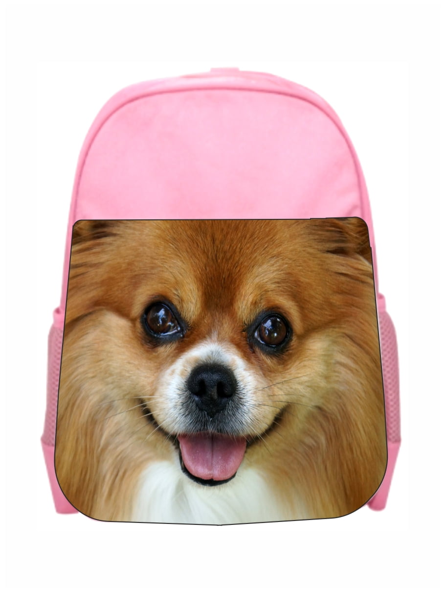 Accessory Avenue School Bag Dog Pomeranian Pup Girls Kids PreSchool