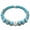 Light Blue, variant on Glow in The Dark Firefly Beads Bracelet, Handmade in USA, Colorful Luminous Murano Glass Beads Jewelry (Pink)