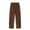 Coffee, variant on Dpytoraw 2024 Men's Thick Corduroy Solid Color Loose Pocket Straight Leg Casual Pants
