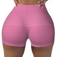 thumbnail image 2 of Haiem Gingham No Front Seam Biker Shorts for Women Yoga Workout Gym Bike Shorts with Tummy Control Moisture-Wicking-, 2 of 9
