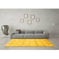thumbnail image 3 of Ahgly Company Indoor Rectangle Oriental Yellow Traditional Area Rugs, 6' x 9', 3 of 4