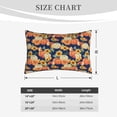 thumbnail image 4 of Fuzoiu fall Pumpkin Daisy Print Fuzzy Pillowcases, Super Soft Pillow Case Cover with Zipper for Bedroom, Sofa, Couch,Cozy Pillow Shams for All Seasons-20"x30", 4 of 6