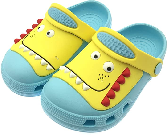 VIYEAR Kids Boys Girls LED Clogs Cute Lightweight Summer Slippers Garden Beach Sandals 