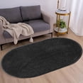 thumbnail image 6 of Clearance!IHXUXE Home Decor, Soft Bedroom Rugs Shaggys Rugs For Bedroom Oval Rugs Bath Carpet Living Room Runner Rug Soft Comfortable Water Absorption Non Slip Thick Machine Washable, 6 of 8