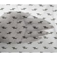 thumbnail image 4 of oneOone Viscose Chiffon Fabric Dachshund Dog Print Fabric BTY 42 Inch Wide, 4 of 4