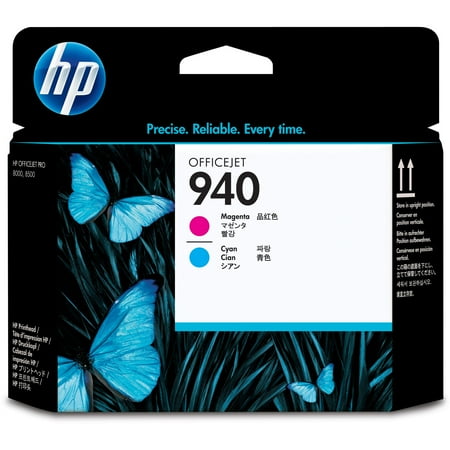 - HP, HEWC4901A, 940 OfficeJet Magenta/Cyan Printhead, 1 Each