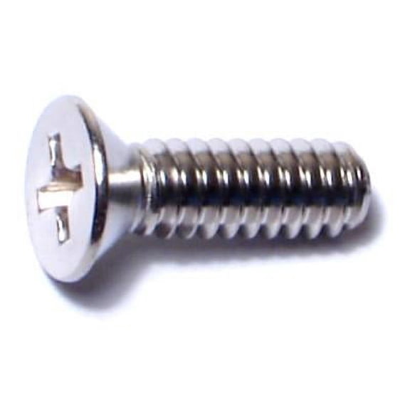 #10-24 x 5/8" 18-8 Stainless Phillips Flat Machine Screws MSFSS-251 (100 pcs.)