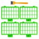 thumbnail image 1 of Paquete de 4 filtros Hepa lavables compatibles con aspiradora Rowenta Zr0037 R02033, 1 of 5