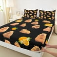 thumbnail image 3 of jejeloiu Kawaii Capybara Twin Sheet Sets,Cute Animals Lover Bedding For Boys Kids 3-Piece, 3 of 7